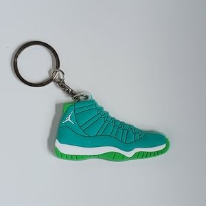 Jordan 11 Shoe Rubber Keychain.